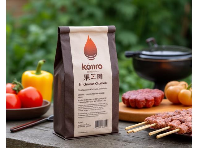家族でのBBQに最適な、持ち運びやすいパッケージの備長炭
