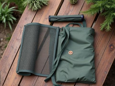 アウトドアやキャンプ用のポータブルな炭火焼アクセサリーセット