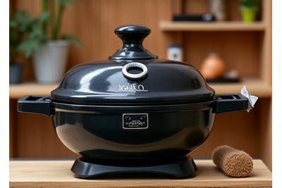 清潔にされ、きちんと収納された炭火焼きグリルと付属ツール